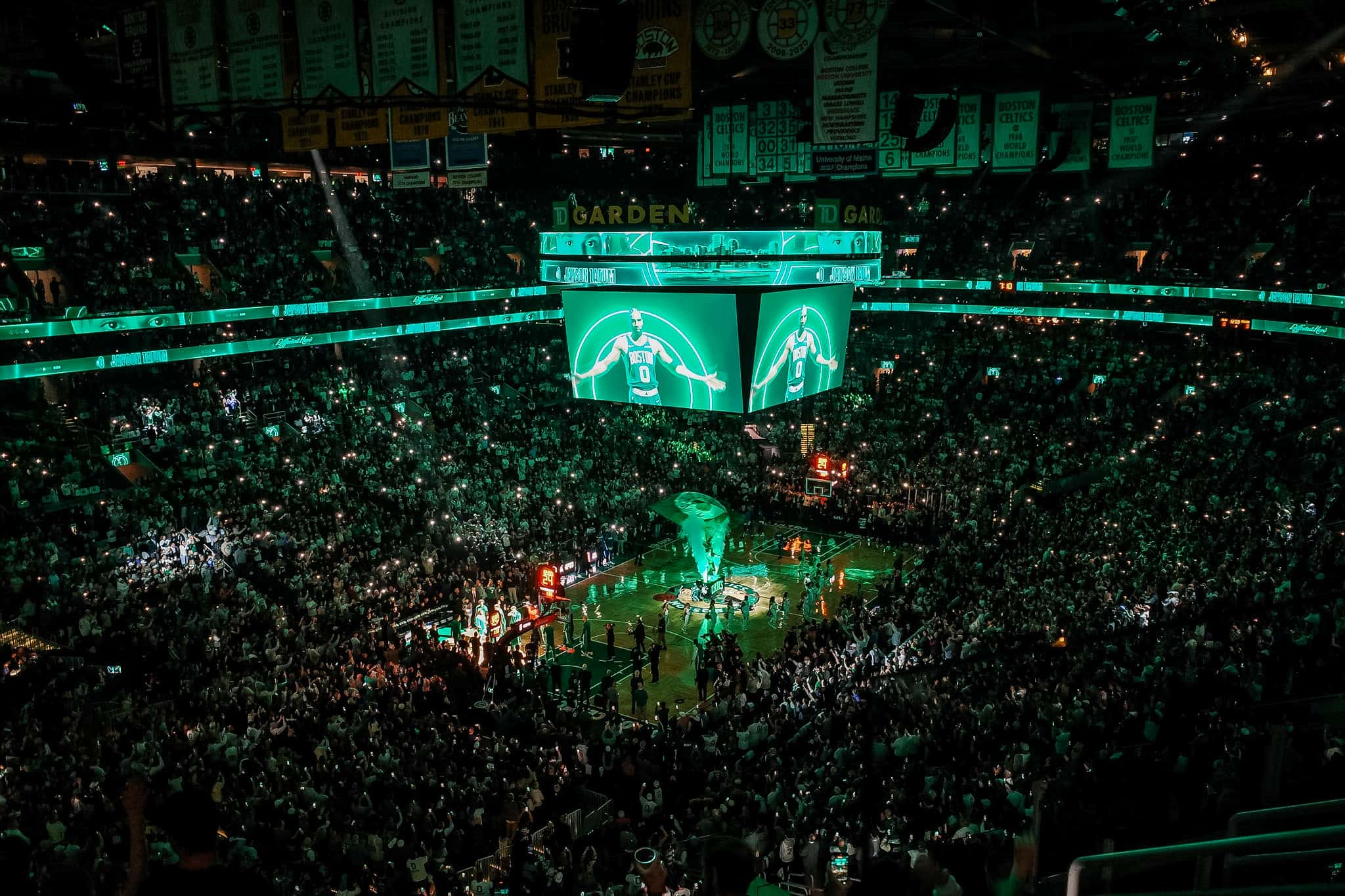 tatum's return, boston